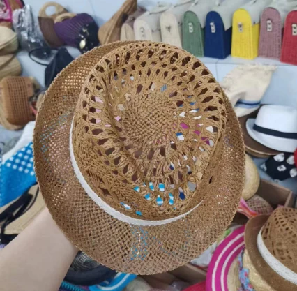 כובע קיץ חלול מנייר נושם