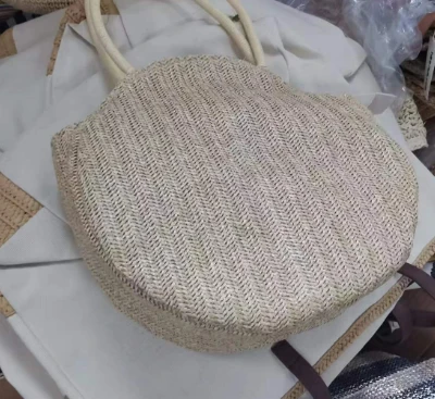 PP Braid Round Straw Holiday Women Bag