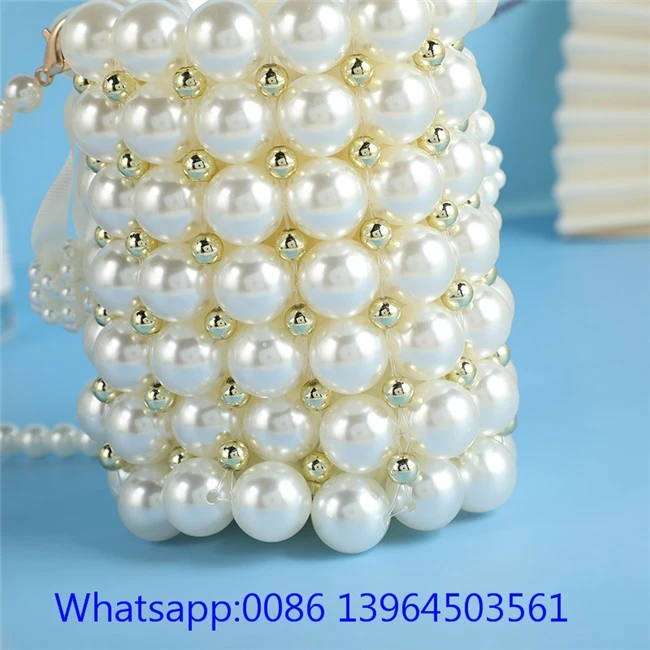 Vintage Pearl Bead Bag