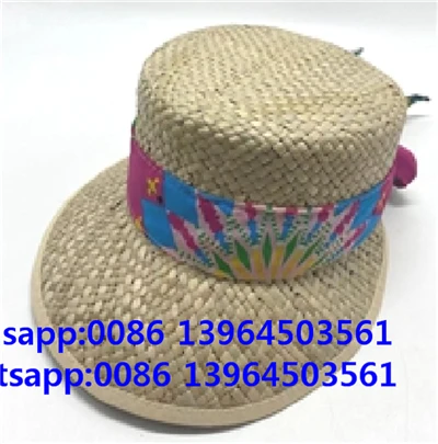 כובע גינון נשים אריגה טבעית קש