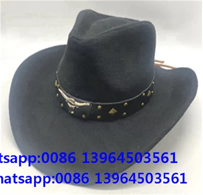 כובע פדורה וינטג' שחור לגברים