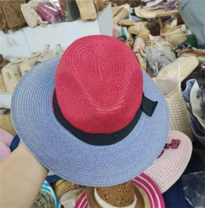 כובע נשים רב צבעוני עם סרט שחור
